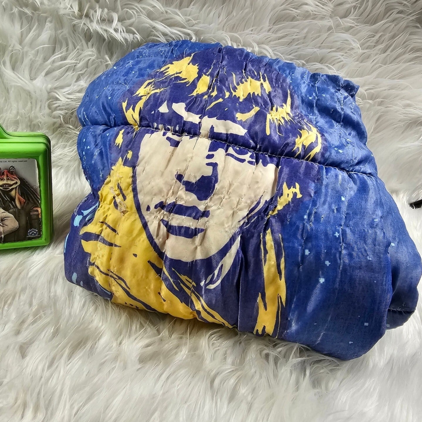 Super Rare Vintage STAR WARS Sleeping Bag LUCASFILM Obi-Wan Luke Skywalker
