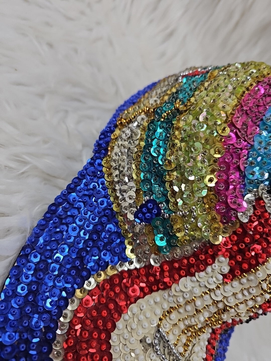 Vintage - All Sequin Funky Sparkle Hat Cap