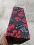 Vintage Unbranded Jewelry Trinket Box Floral Cotton Fabric