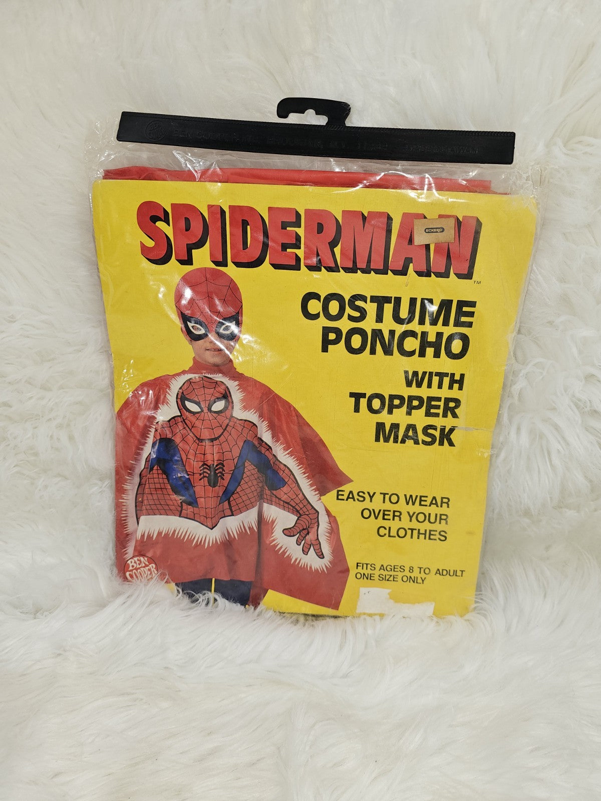 1986 - Ben Cooper Spider-Man Costume & Mask Halloween Marvel Super Hero