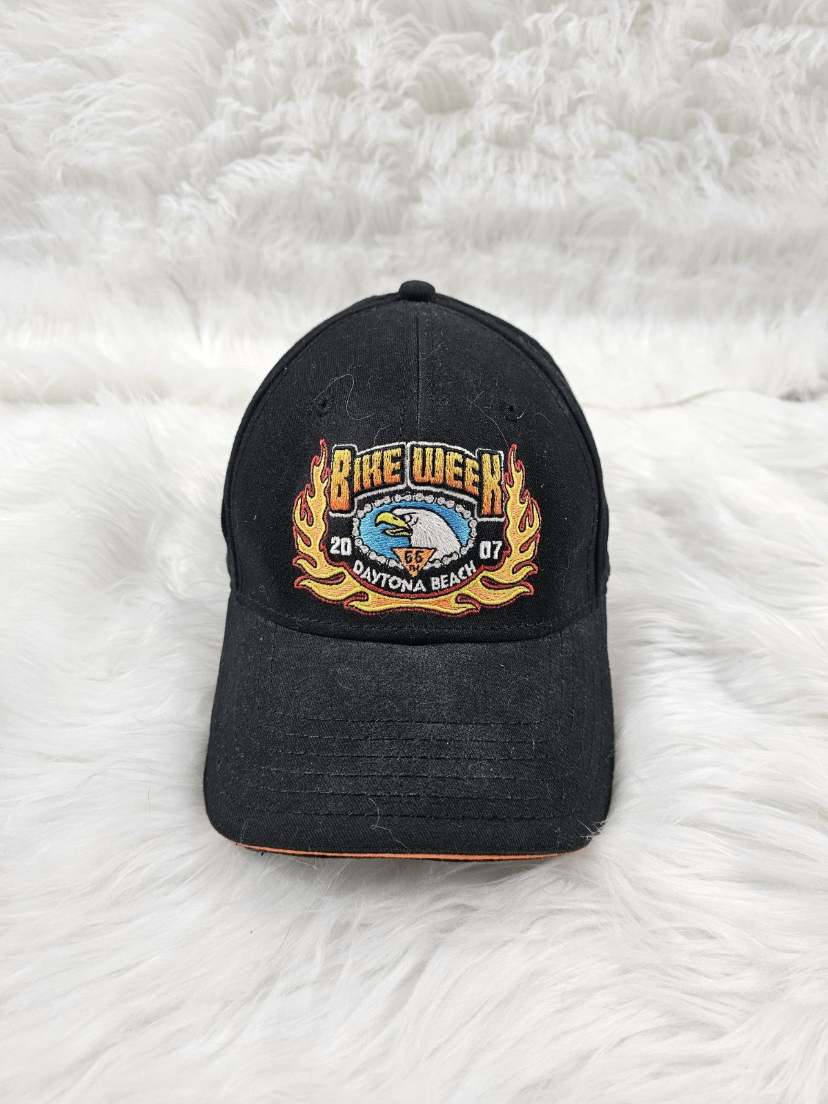 2007 Fire Eagle 66 Daytona Beach Florida Bike Week Adjustable Black Hat