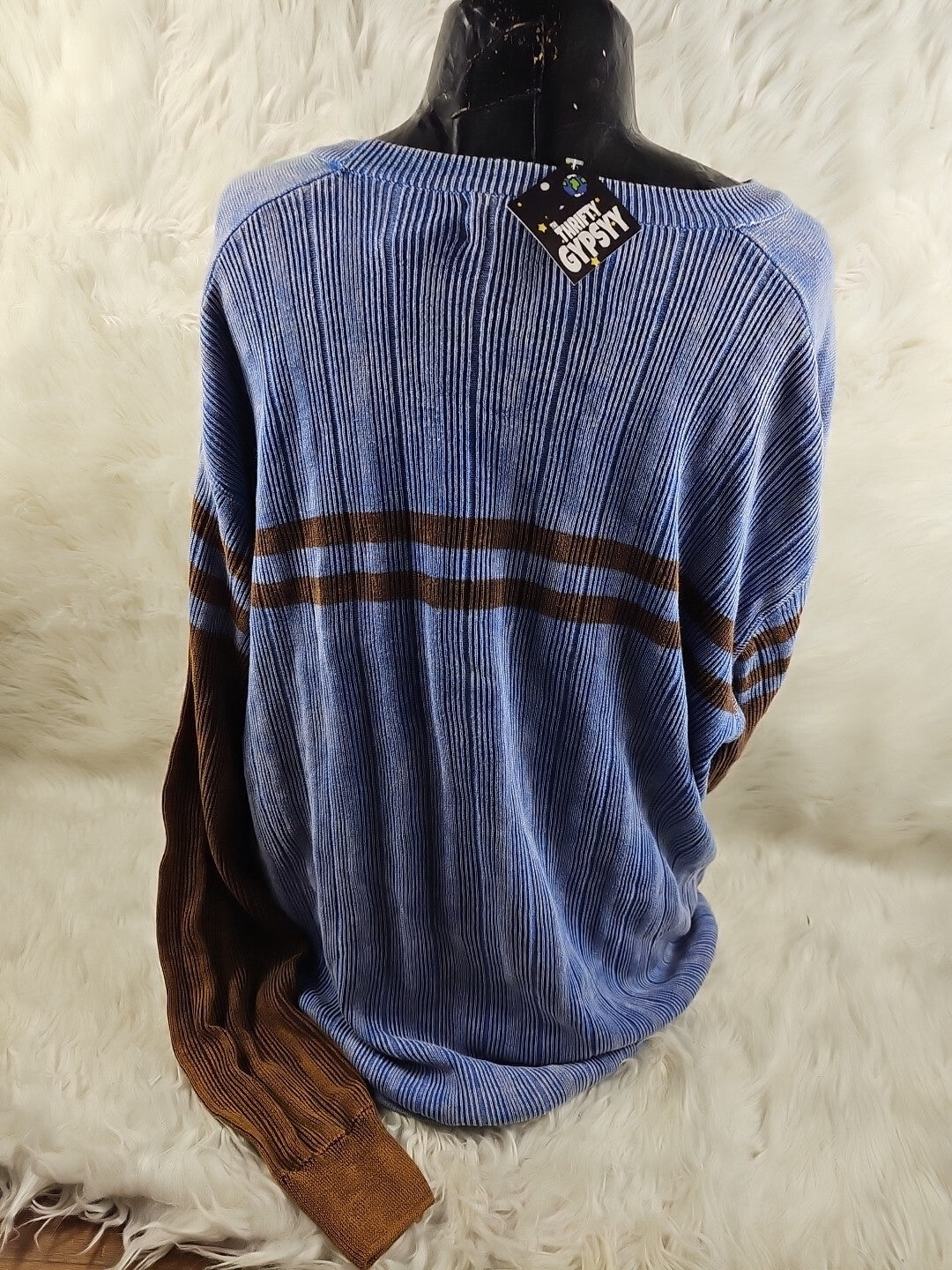 Vintage Levi Strauss California Size XL Pullover Fleece Sweater Navy USA Made