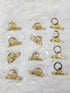 1996 - Lot of 12 Vintage  Casper Keychain With Names