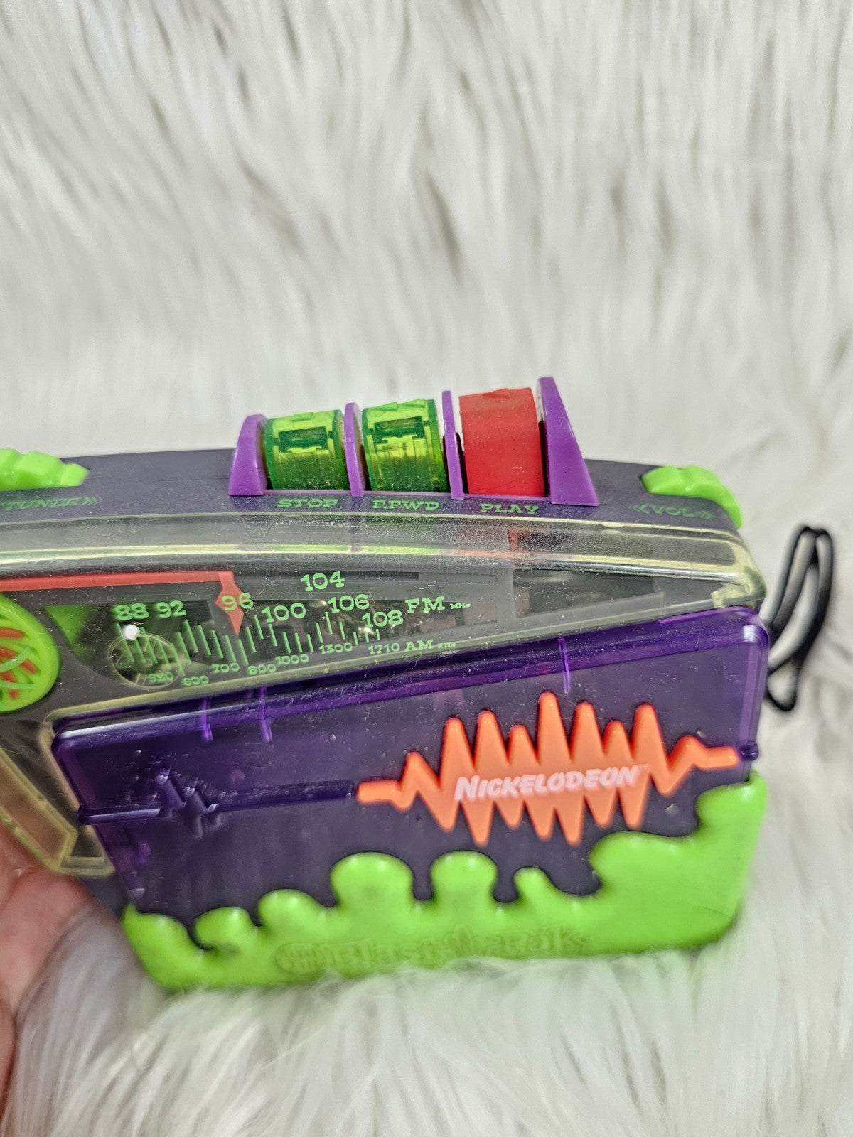 1990s - Super Rare Vintage  Nickelodeon Blast Pak Cassette Player