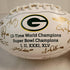 2011 - Green Bay Packers Commemorative Team Autographed Football - Pre-Printed
