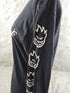 Vintage Spitfire T-Shirt Mens Medium Black White Wheels Real Skater Thrasher
