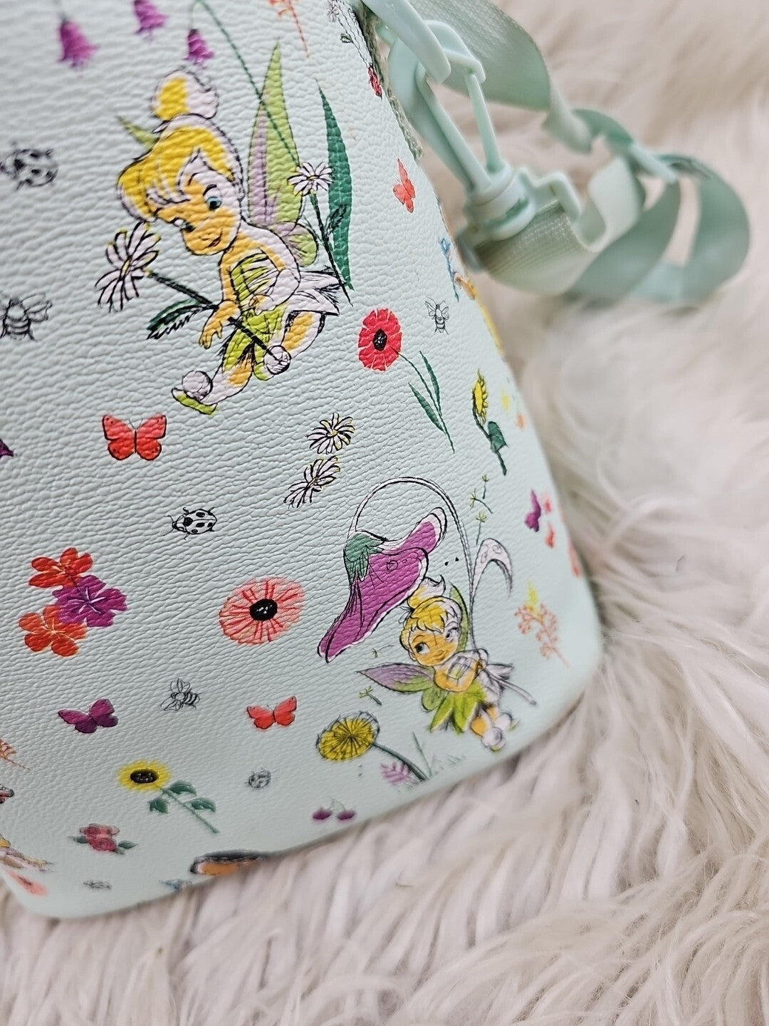 Disney Animator's Collection Princess Lunch Bag Zip Top Crossbody Cooler Blue
