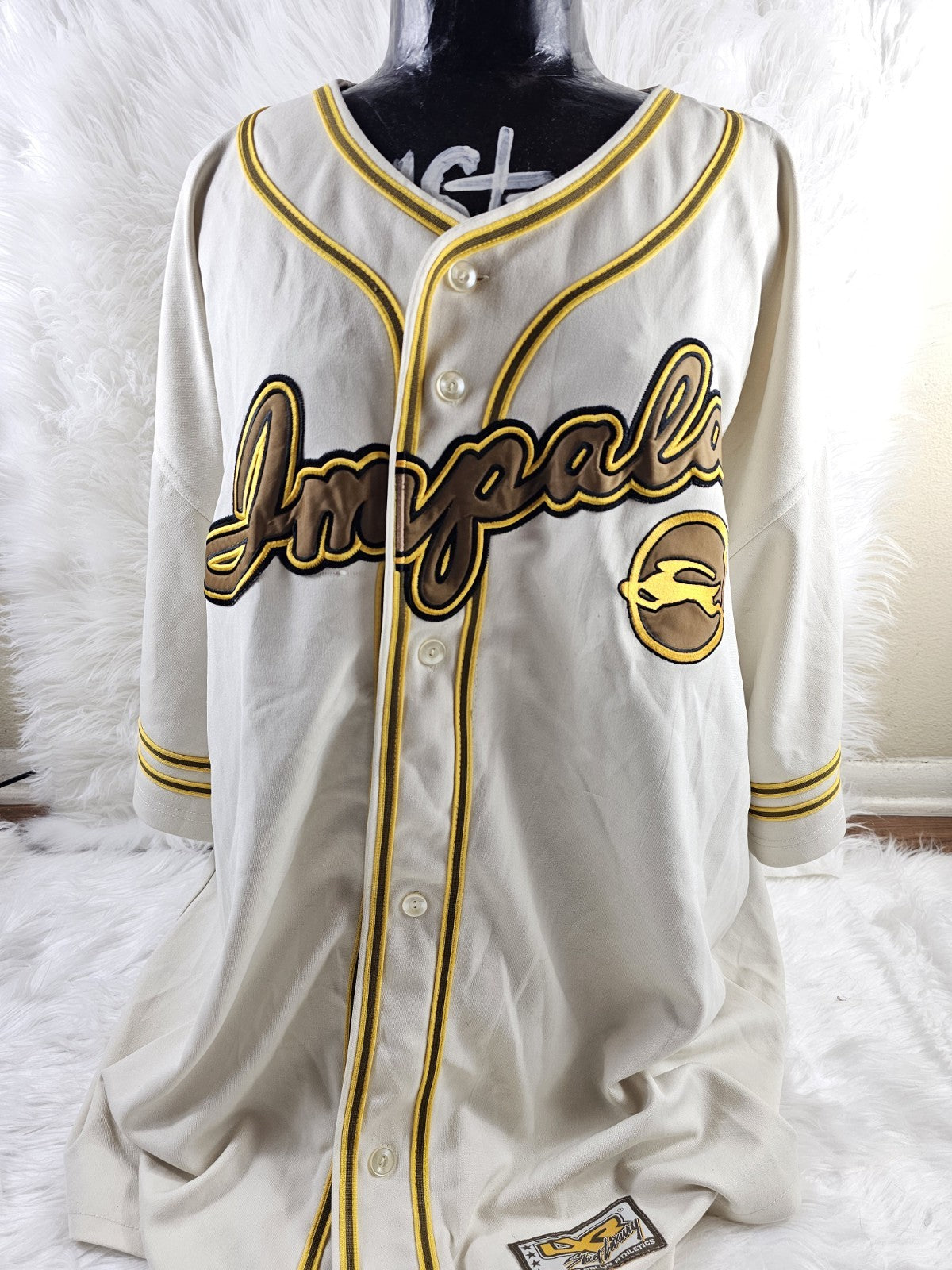 2000s - LXR Impala  Y2K Baseball Jersey XXXL Long Shirt - RARE