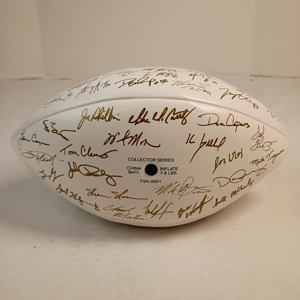 2011 - Green Bay Packers Commemorative Team Autographed Football - Pre-Printed