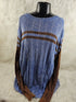Vintage Levi Strauss California Size XL Pullover Fleece Sweater Navy USA Made