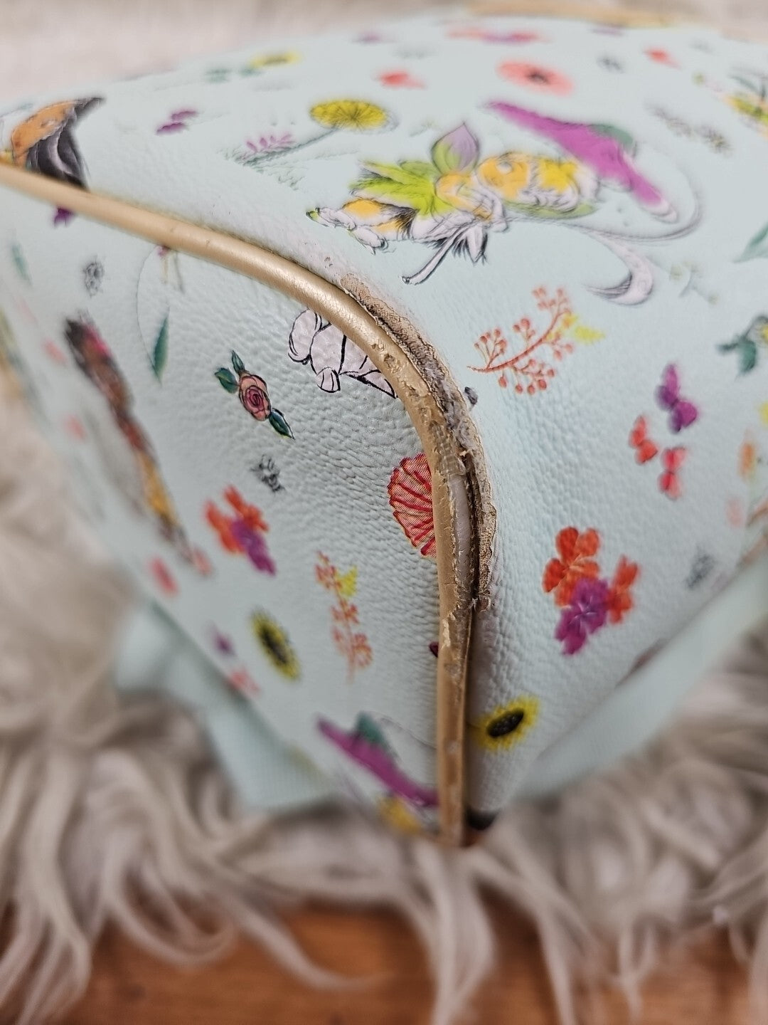 Disney Animator's Collection Princess Lunch Bag Zip Top Crossbody Cooler Blue