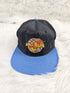 1990s - Warner Bros Space Jam Snapback Hat Black Blue Metallic Logo