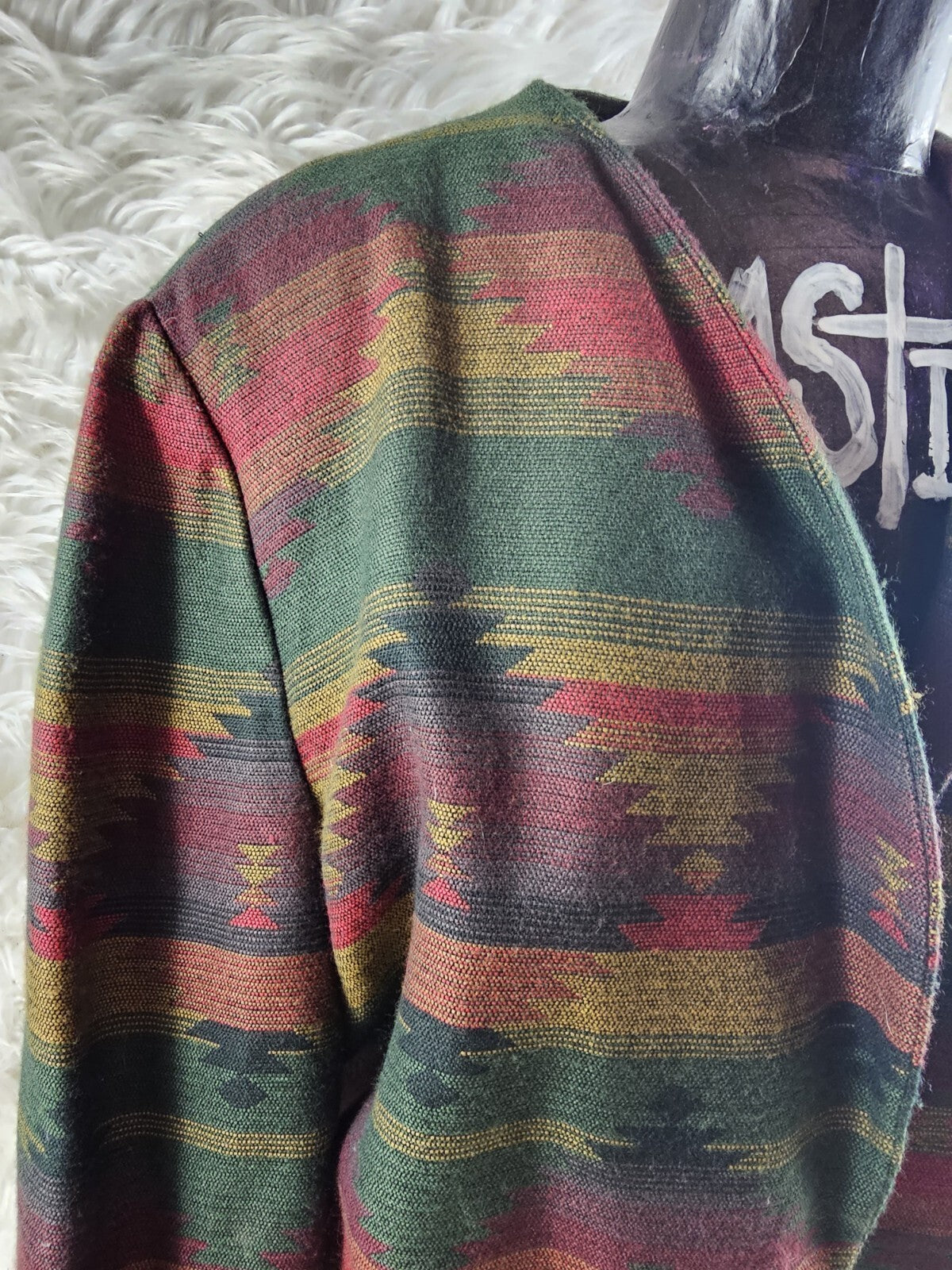 Vintage - Colorful Funky Unbranded Unisex Abstract Desert Blazer Jacket - Size L