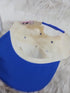 1990s - Pickles Steakhouse Blue Rim Beige Top Snapback Trucker Hat Cap Food