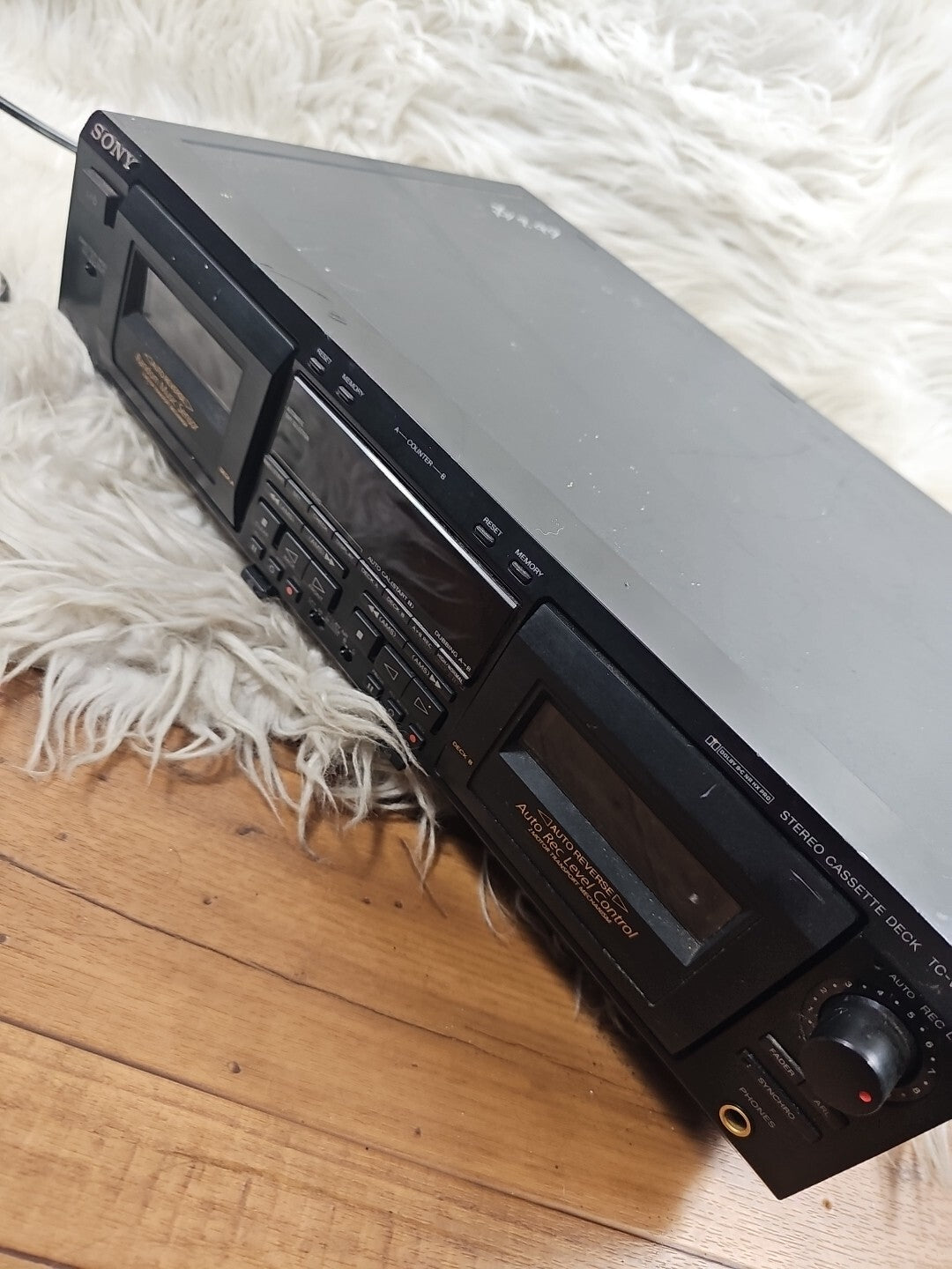 Sony Stereo Rare Cassette Deck TC-WE625 Dual Cassette, Auto Record