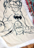 1980s - DC Comics: Batman Bath Beach Towel Batwave 55x28 100% Cotton