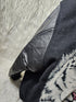 1990s - Steer Brand Tiger Varsity Jacket, Medium Black