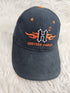 Vintage Rare Y2K Guatemala Hooters Harley H2  Baseball Cap Hat - Black Orange