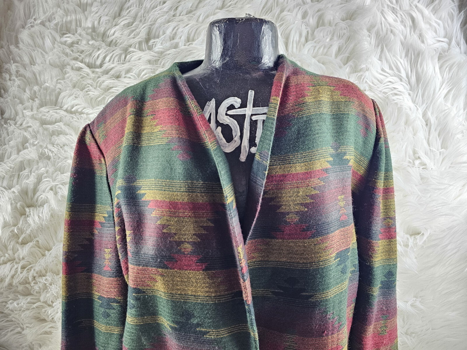 Vintage - Colorful Funky Unbranded Unisex Abstract Desert Blazer Jacket - Size L