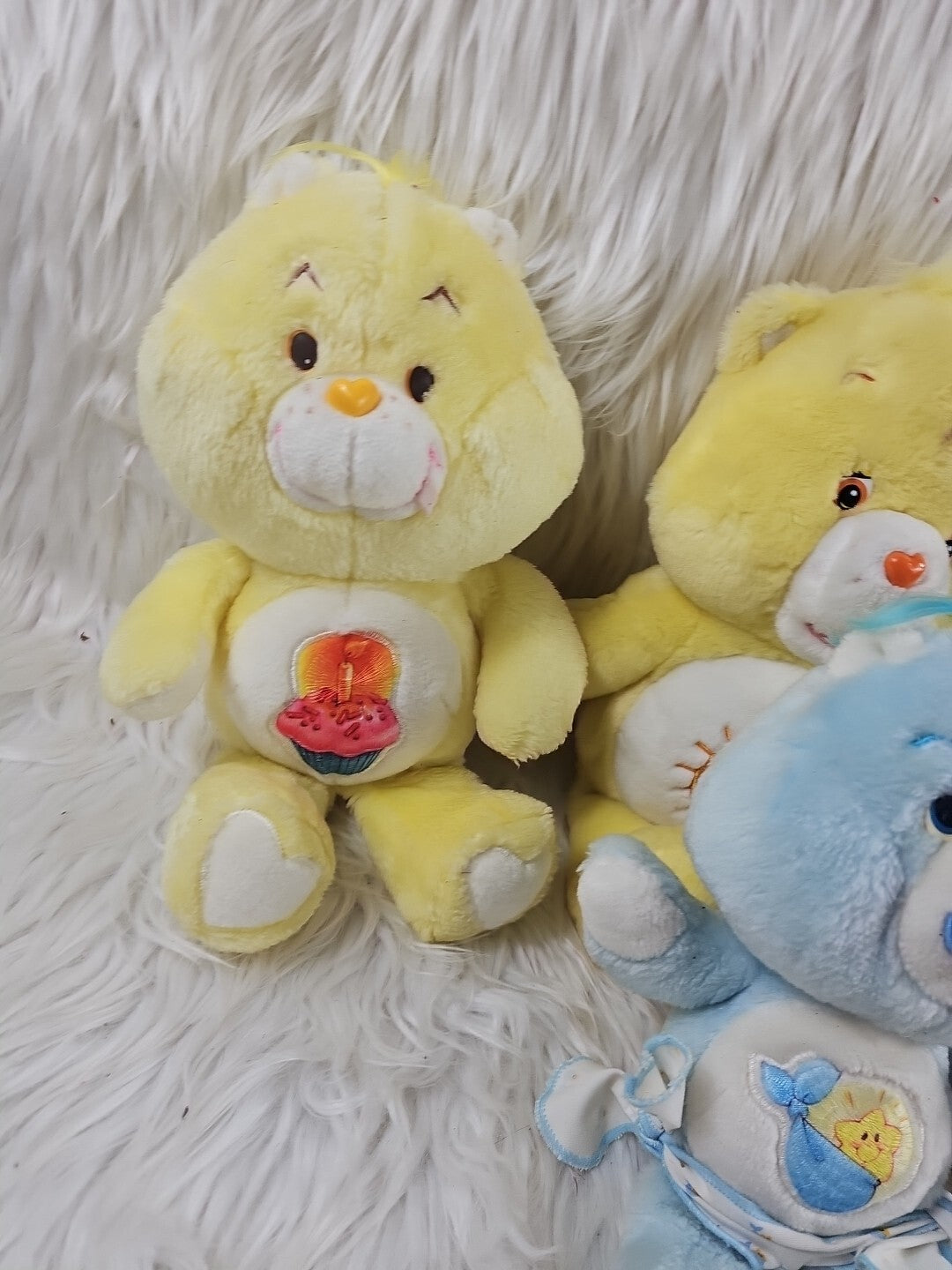 Vintage - 6 Care Bear Lot Stuffed Plush Bears