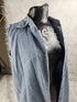 Vintage Unbranded Women's Embroidery Denim Vest Button Down Garden Lady Distress