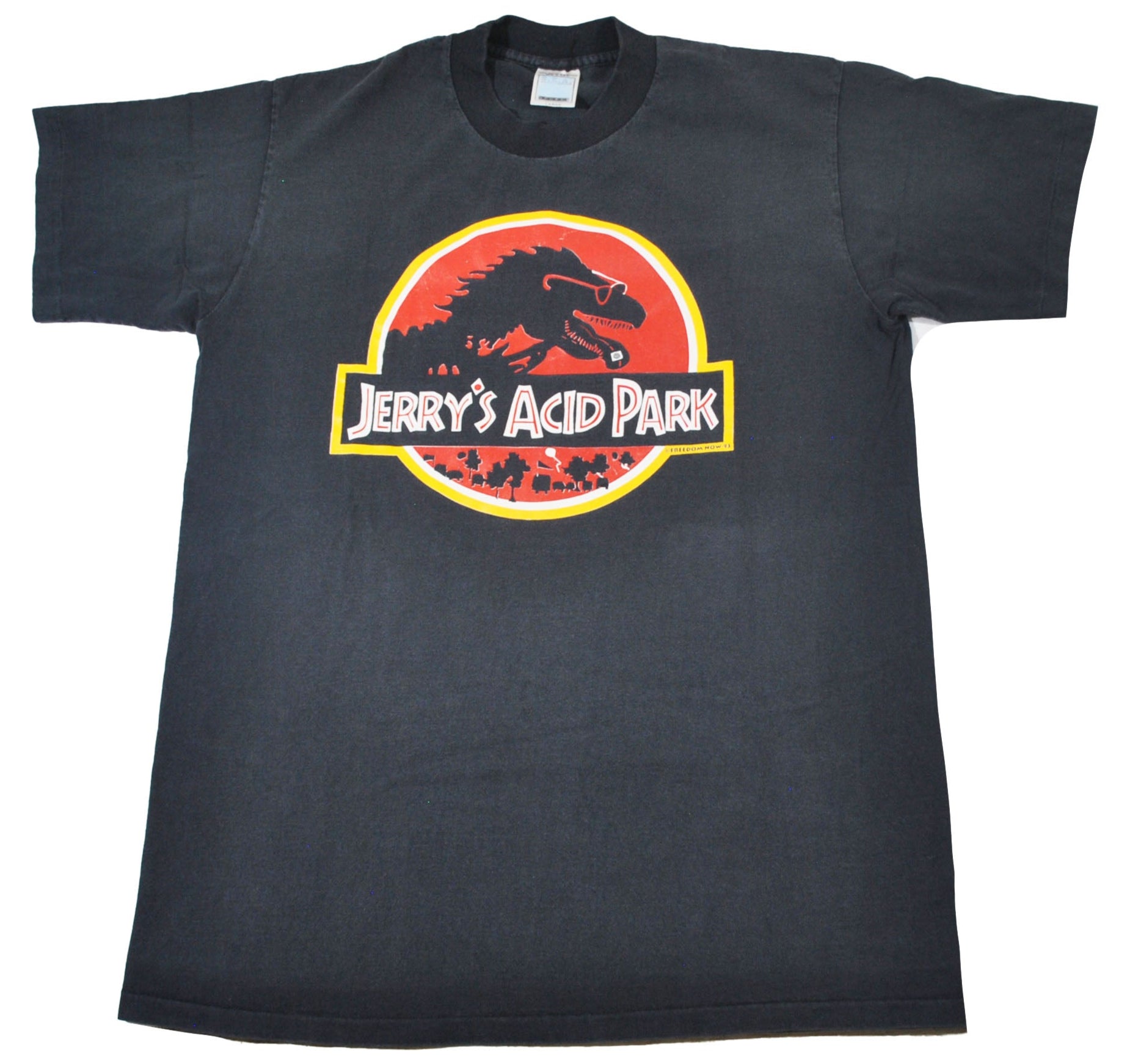 1993 - Grateful Dead: Jerry's Acid Park Jurassic Park Shirt - Large