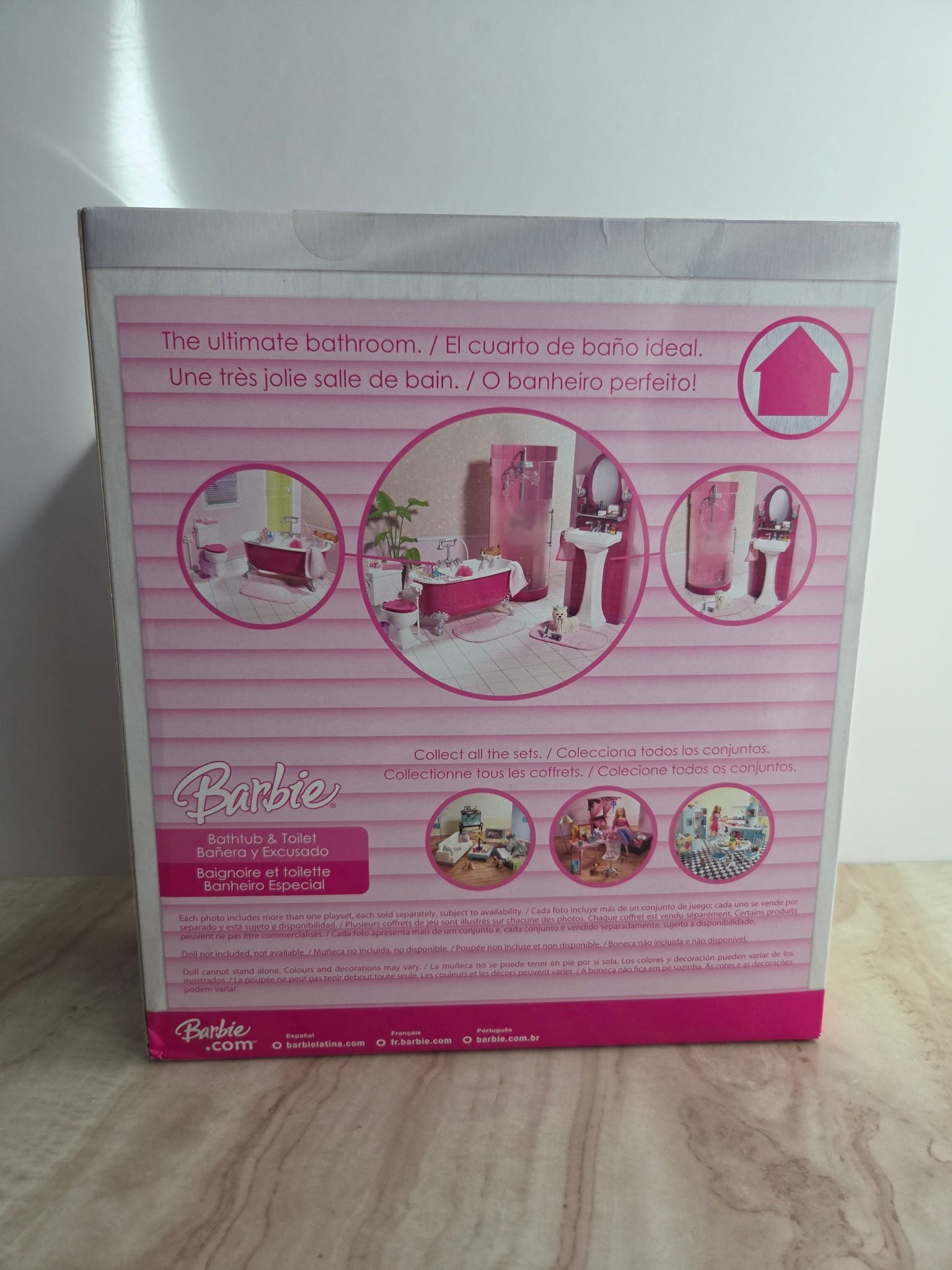 Barbie Bathtub and Toilet 2006 Mattel
