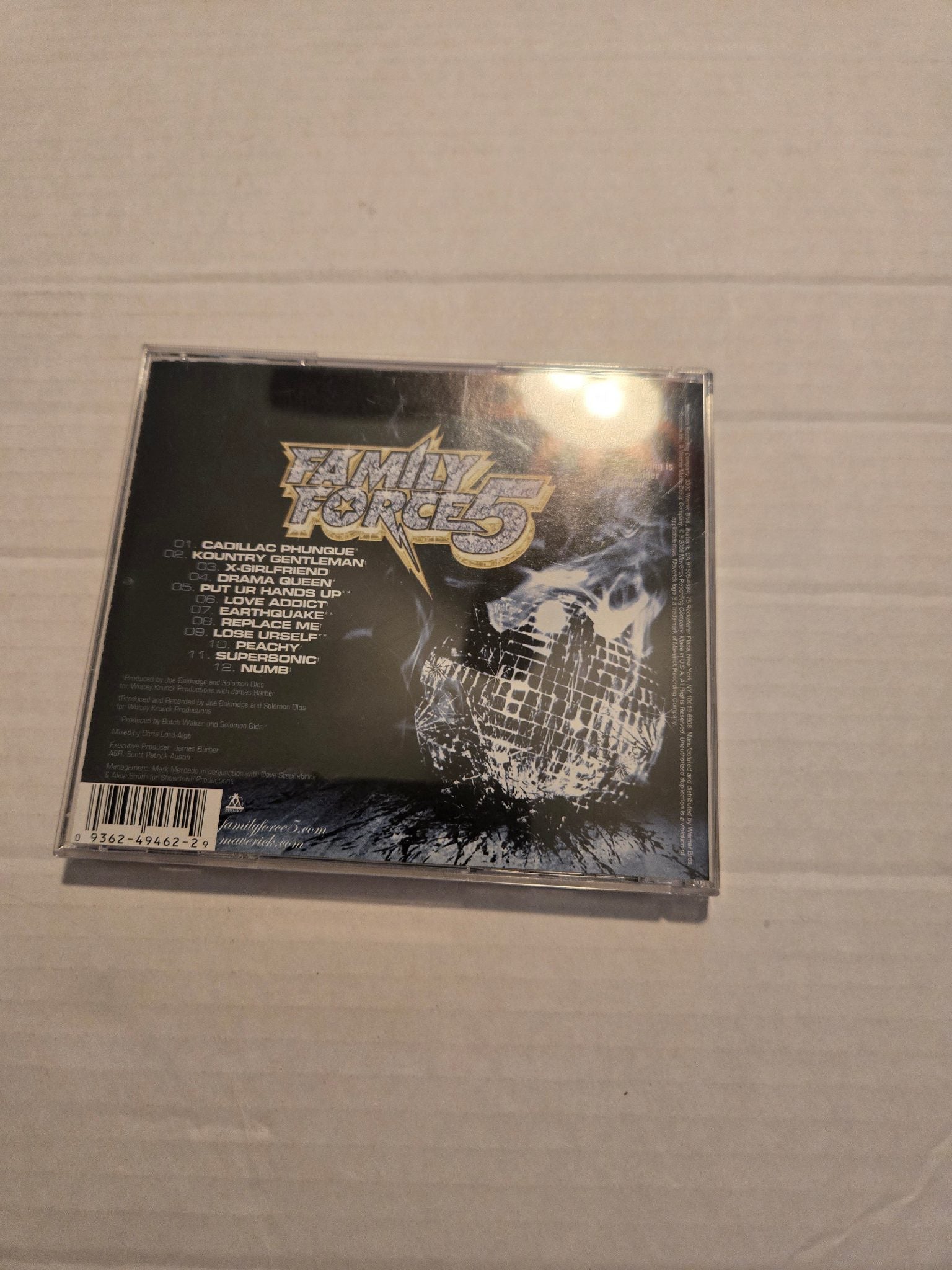 Family Force 5 Business Up Front Party In The Back Promotional CD