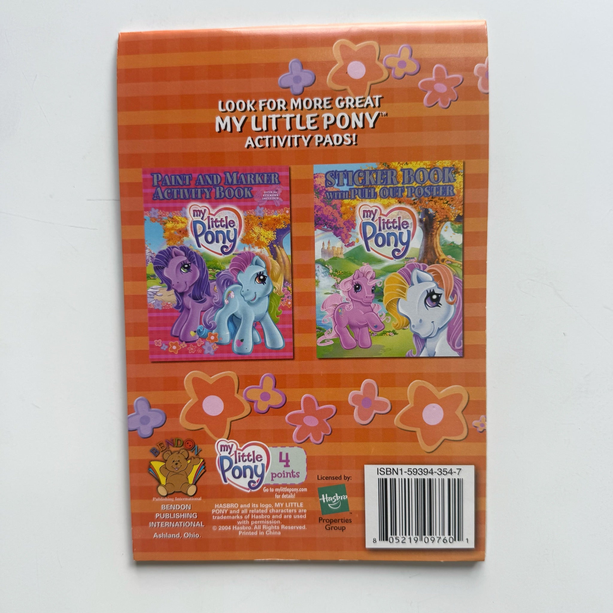 My Little Pony Coloring and Activity Pad 2004