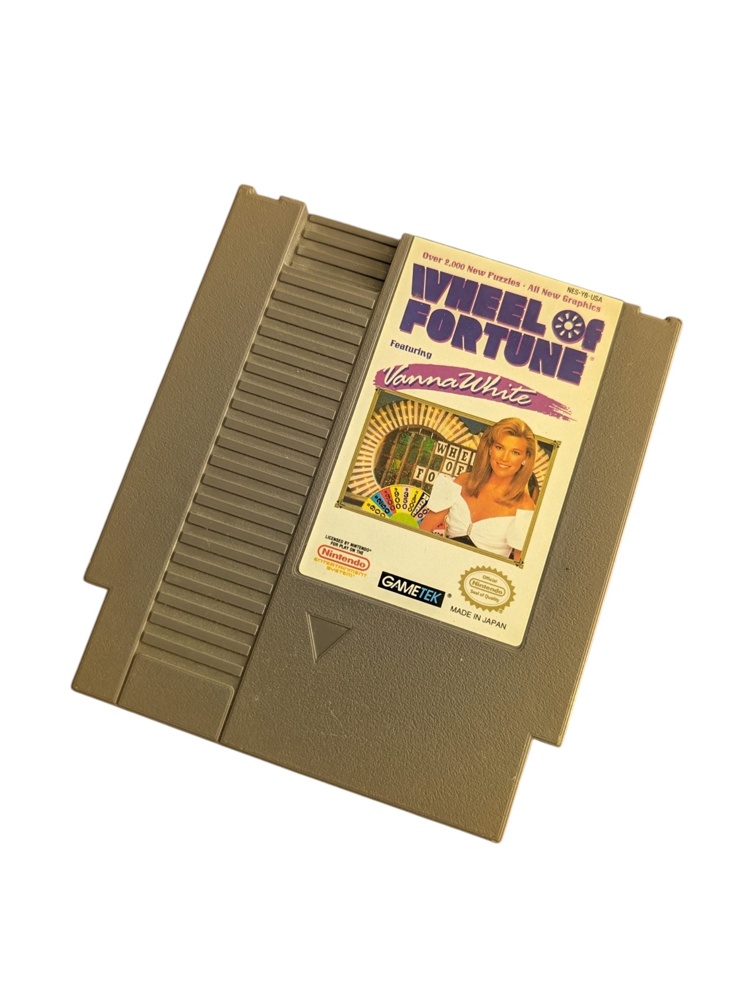 Wheel of Fortune Featuring Vana White - Nintendo Entertainment System (NES) - 1992 - Tested/Working