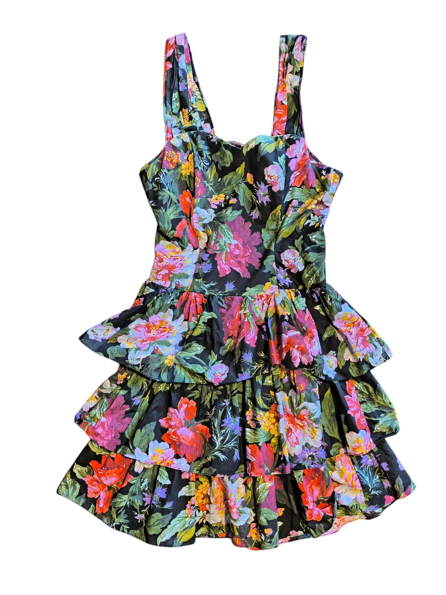Vintage 'All That Jazz' Floral Dress