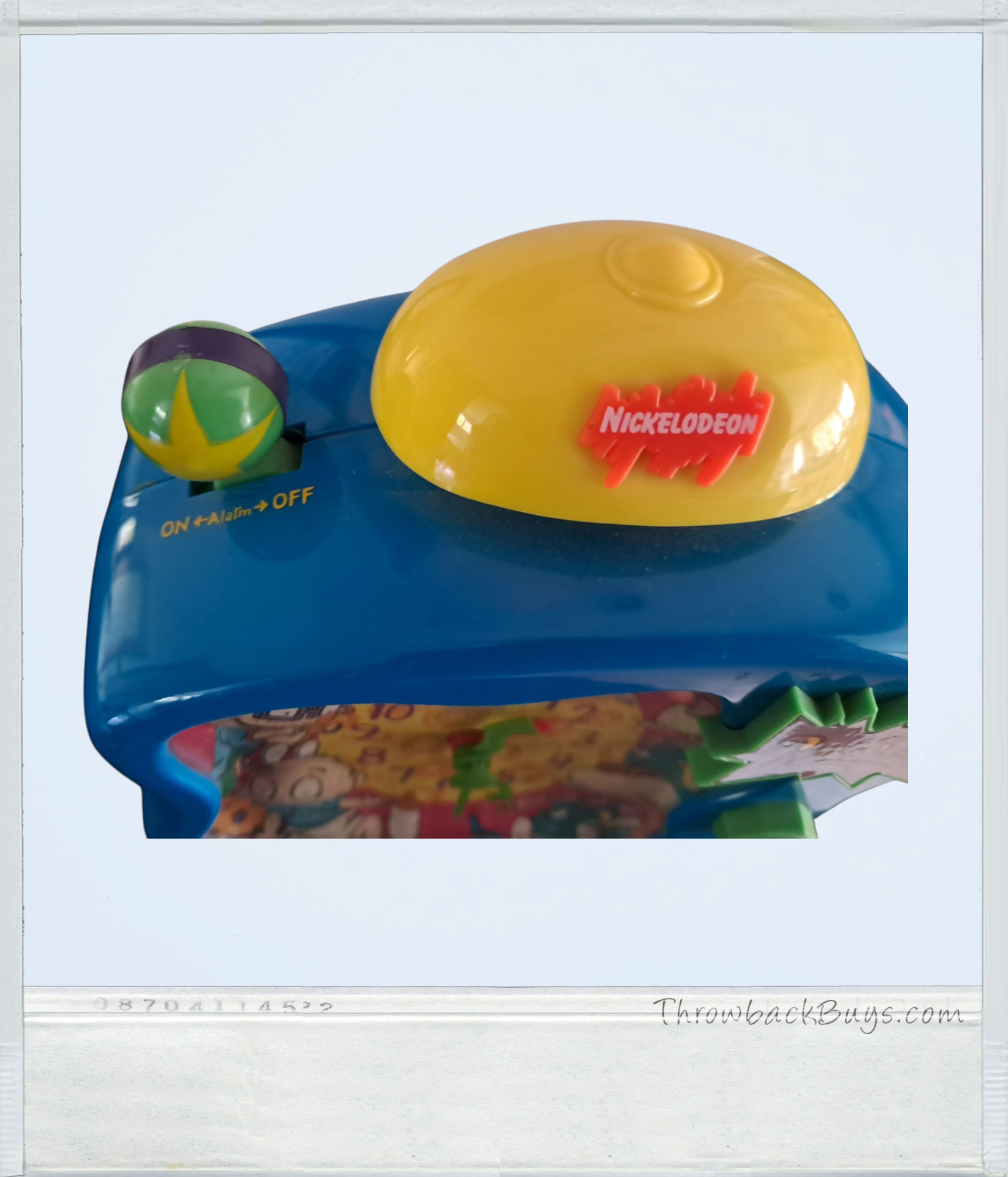 1998 Rugrats Nickelodeon Talking Alarm Clock