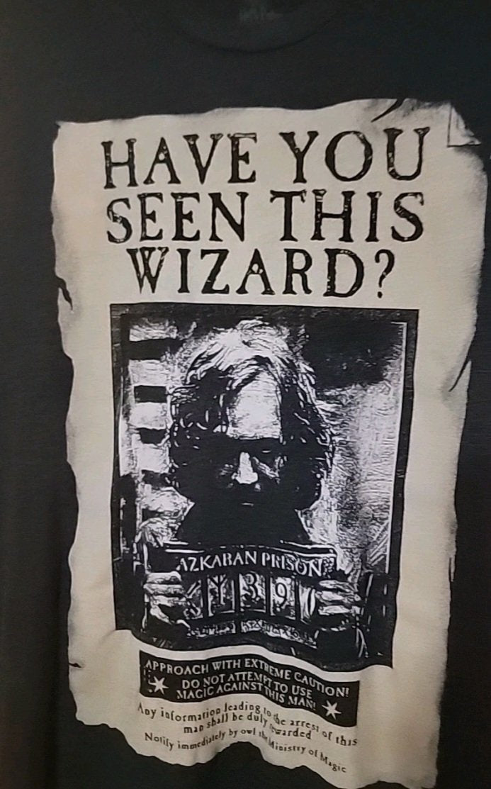 Wizarding World Of Harry Potter Universal Studios Wanted Shirt Womens Size Small