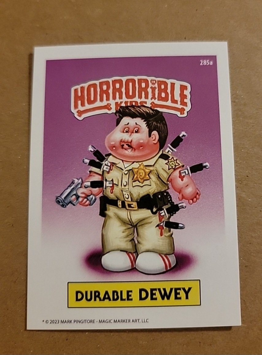 Horrorible Kids Durable Dewey Spookala 2023 Promo Card Scream Mark Pingitore