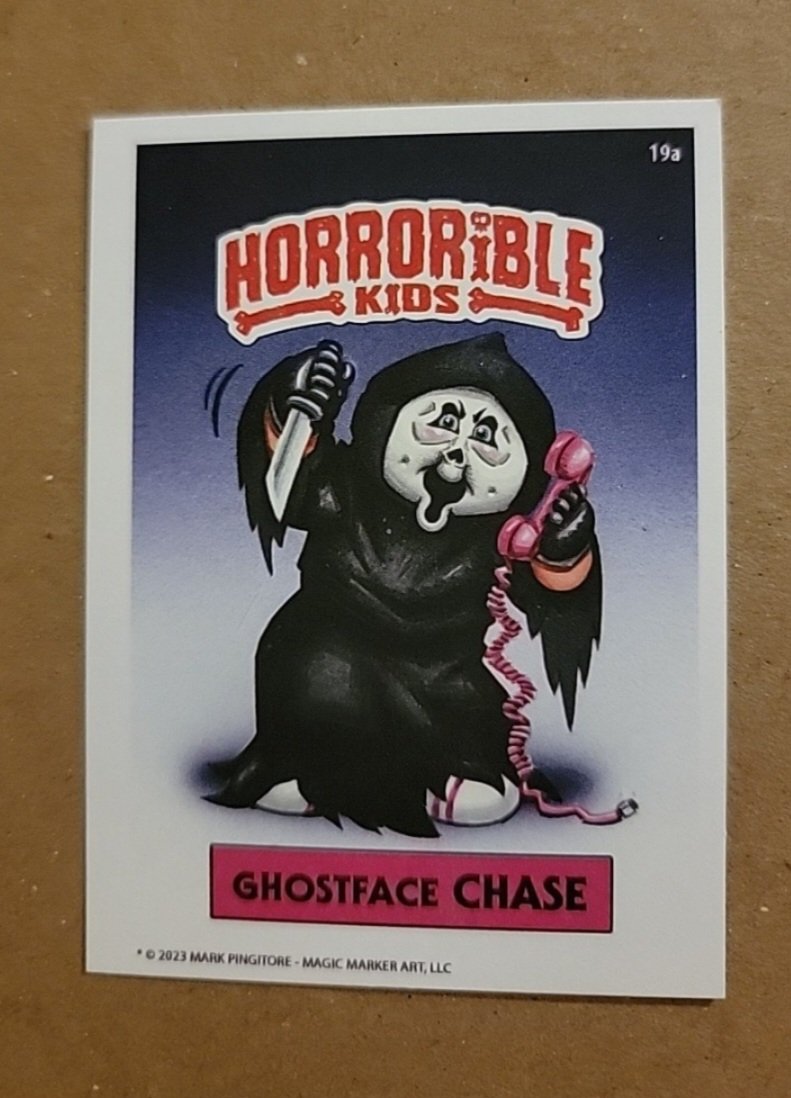 Horrorible Kids Ghostface Chase 2023 Spookala Tampa Mark Pingitore Card
