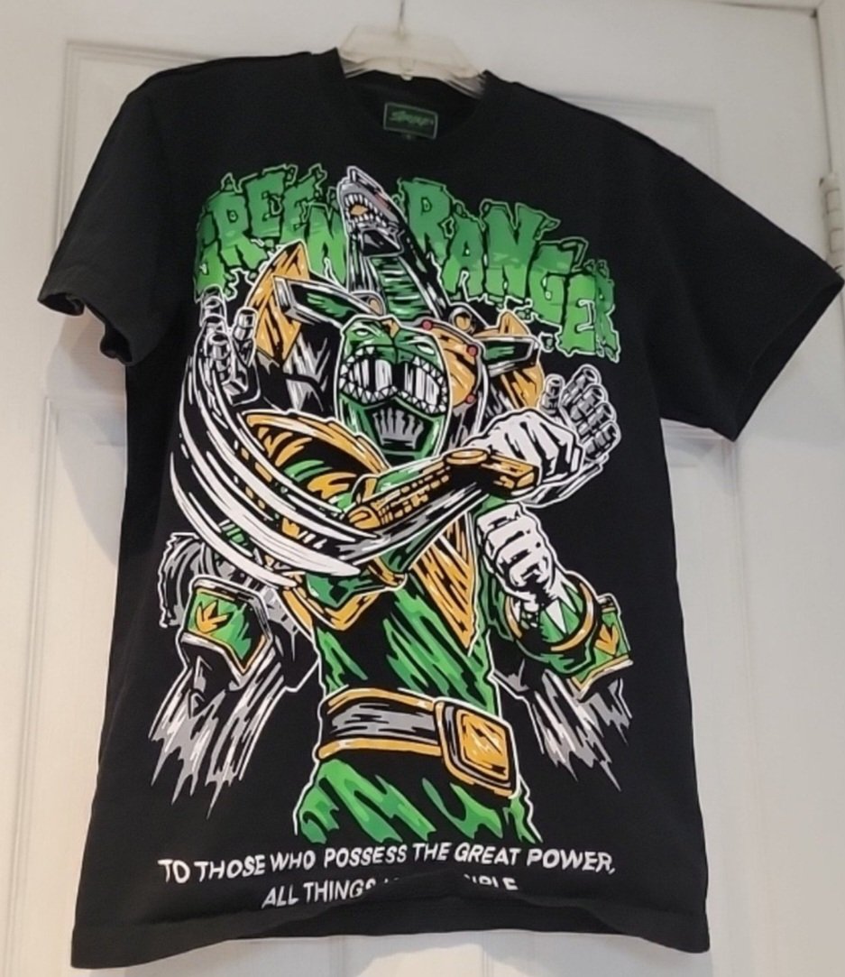Power Rangers Green Ranger Strike Collective Shirt Men's Size Small