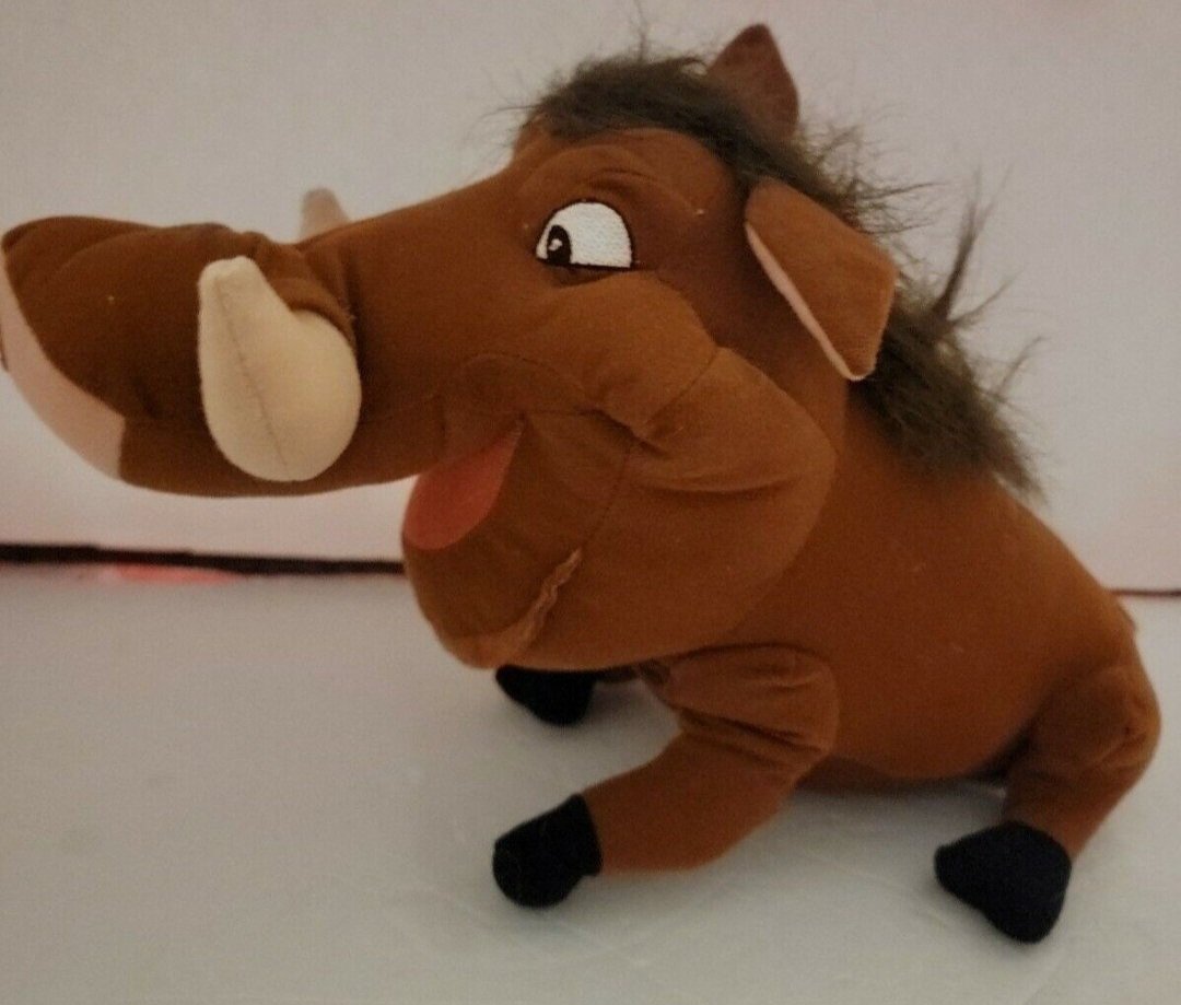 Disney The Lion King Pumbaa Wart Hog Plush Toy