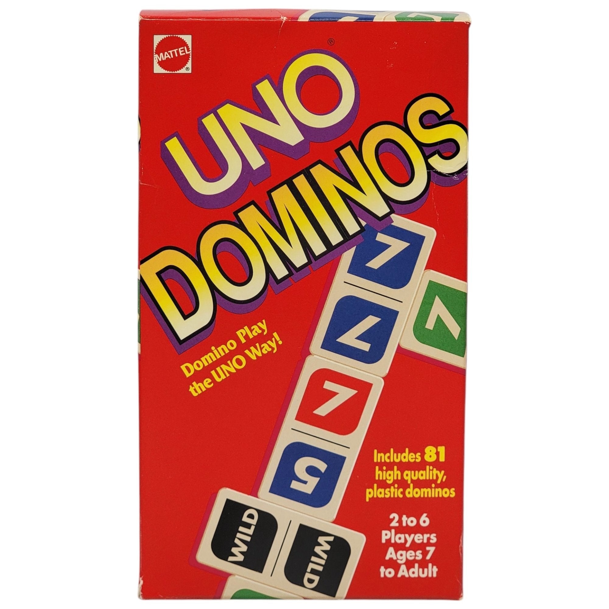 Uno Dominos Game - Mattel 1994 COMPLETE** - 5