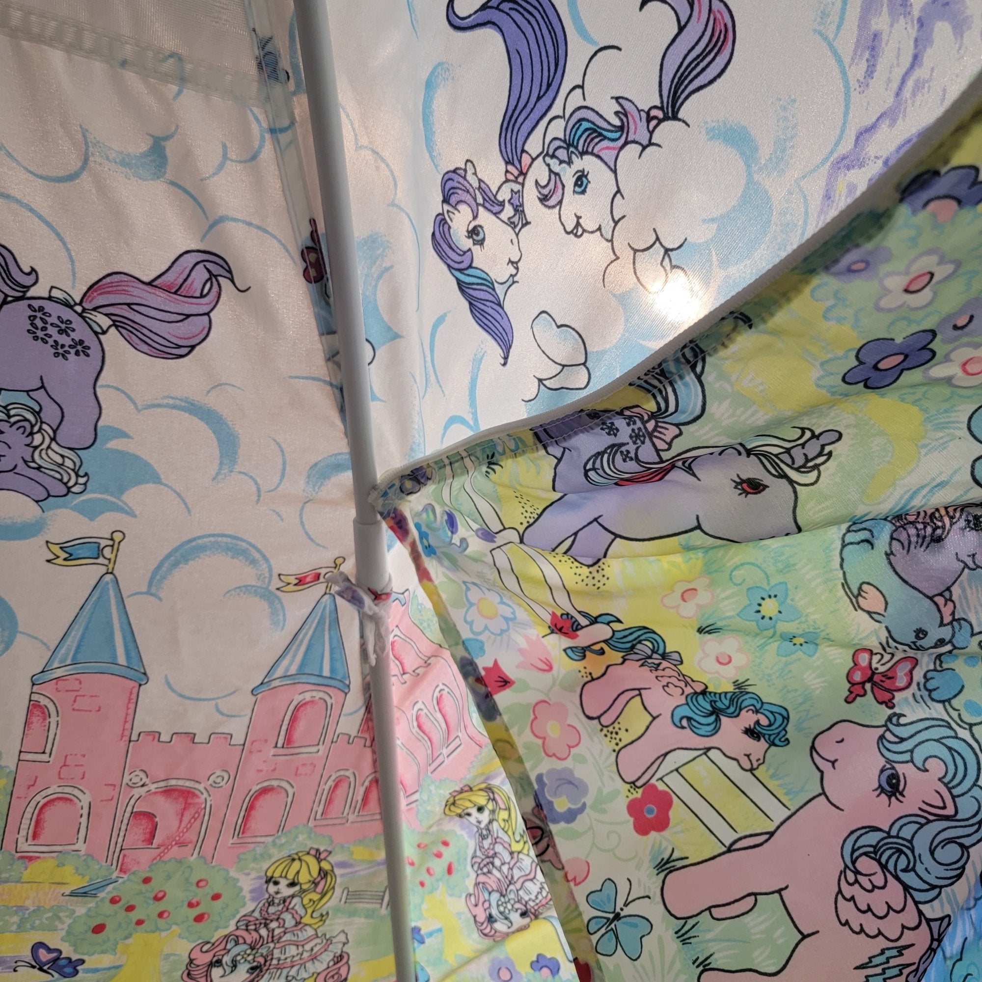 My Little Pony Hide N Sleep Play Tent for the Bed Twin Size - Hasbro 1985 READ** - 12