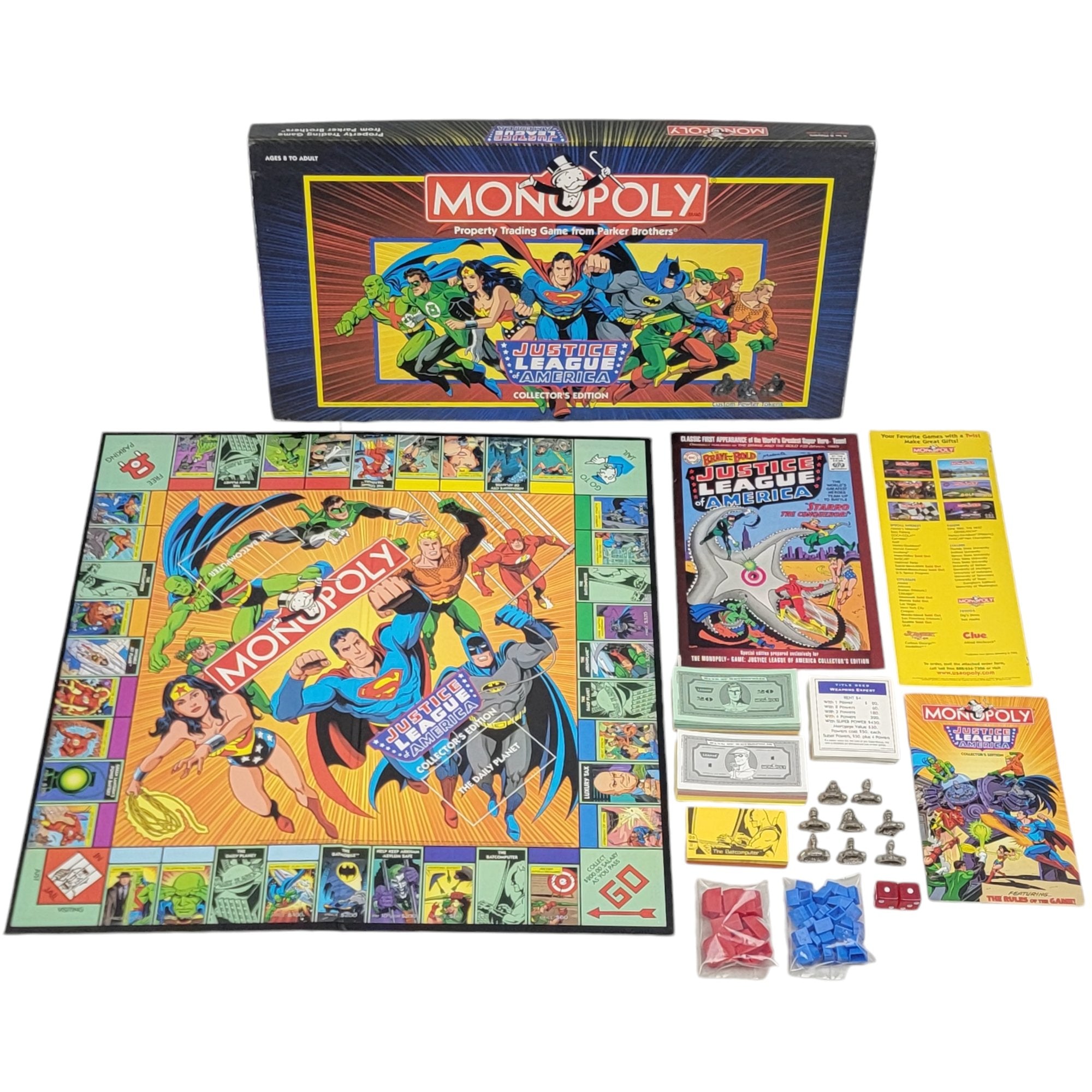 Monopoly Justice League of America Collector's Edition - Hasbro 1999 - 1