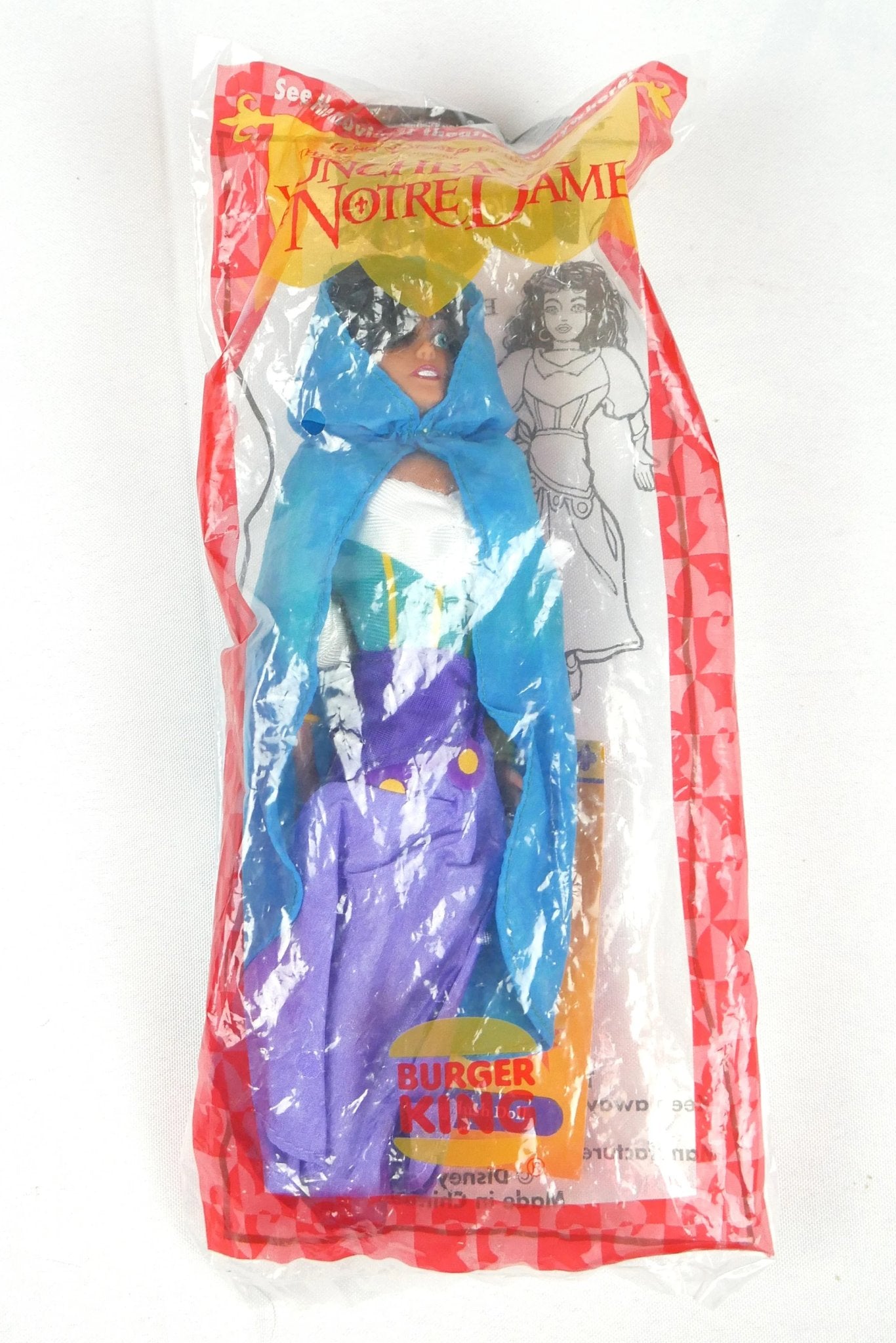 1996 Esmerelda Burger King Toy (SEALED) - 1