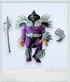 1991 - TMNT Action Figure - Super Shredder (Nearly Complete) - 1