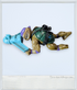 1989 - TMNT Action Figure - Sewer Swimmin' Donatello (Broken & Incomplete) - 1