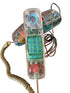 Vintage Transparent Unisonic Corded Phone - 2