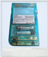 1996 - Original Gameboy Pocket MGB-001 w/ one free game (MODIFIED) - backlit screen, see-through blue glow-in-the-dark shell