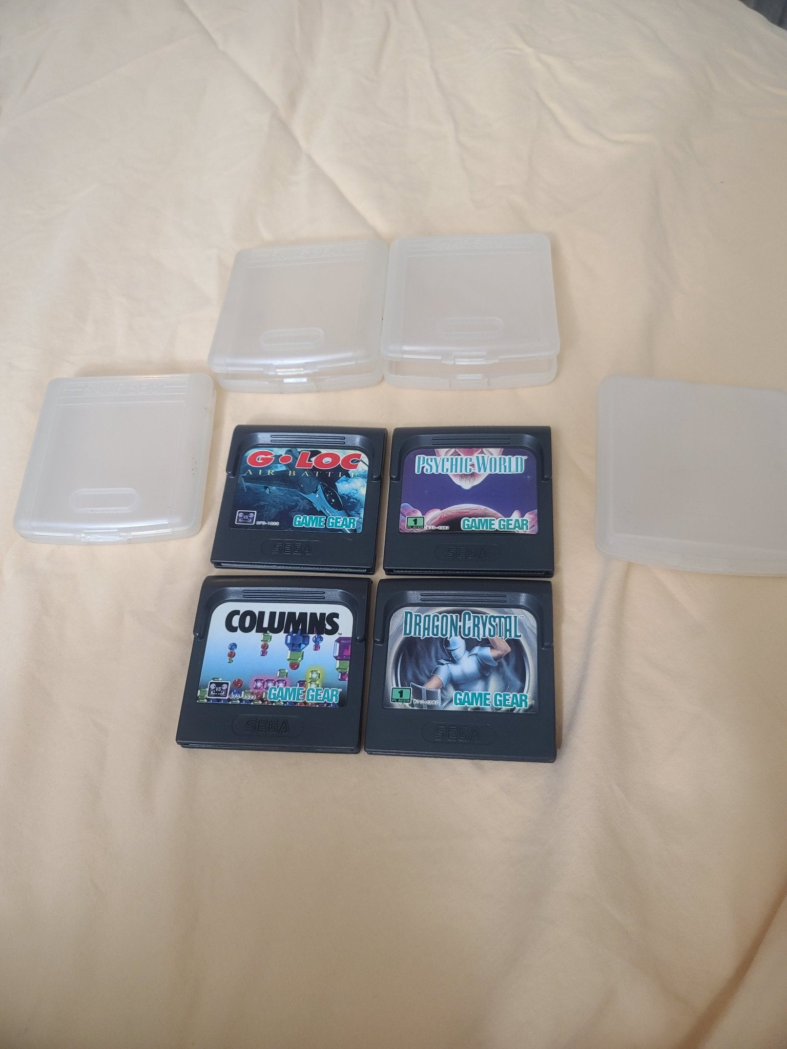 1991 - 4 Sega Gamegear games with cases