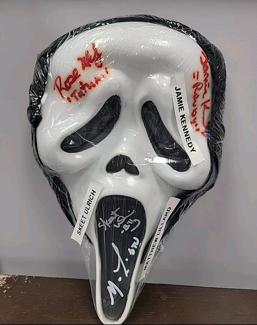 Autographed Scream Mask JSA Certified