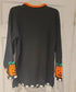 Vintage 90's Halloween Boo Graphic Knit Mockneck Sweater Size Small