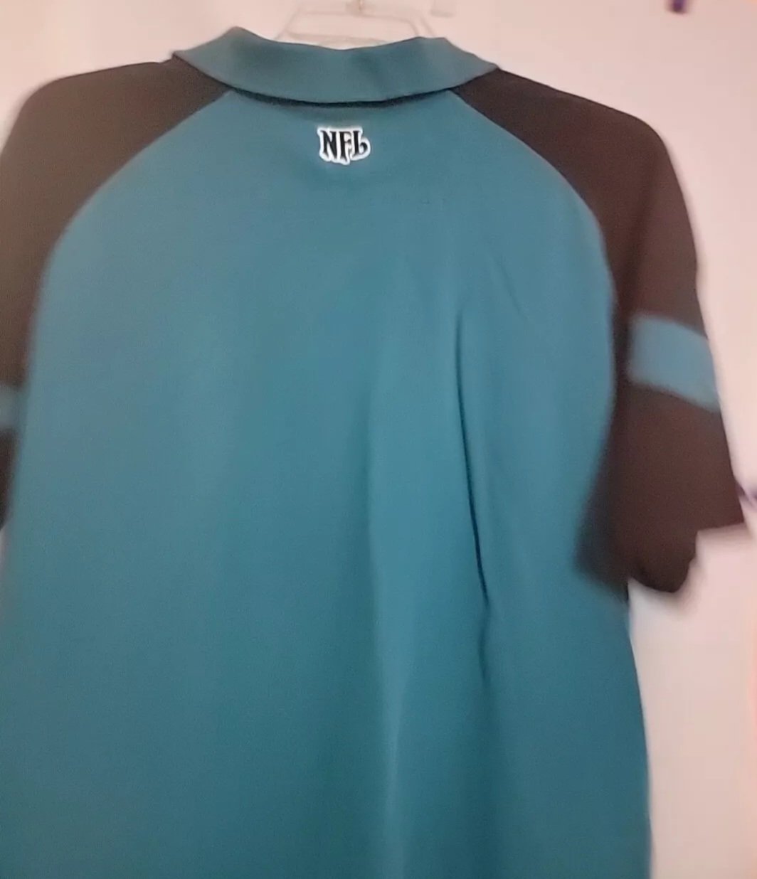 Jacksonville Jaguars Vintage Logo Teal Golf Polo Shirt Men's Size XL Embroidered
