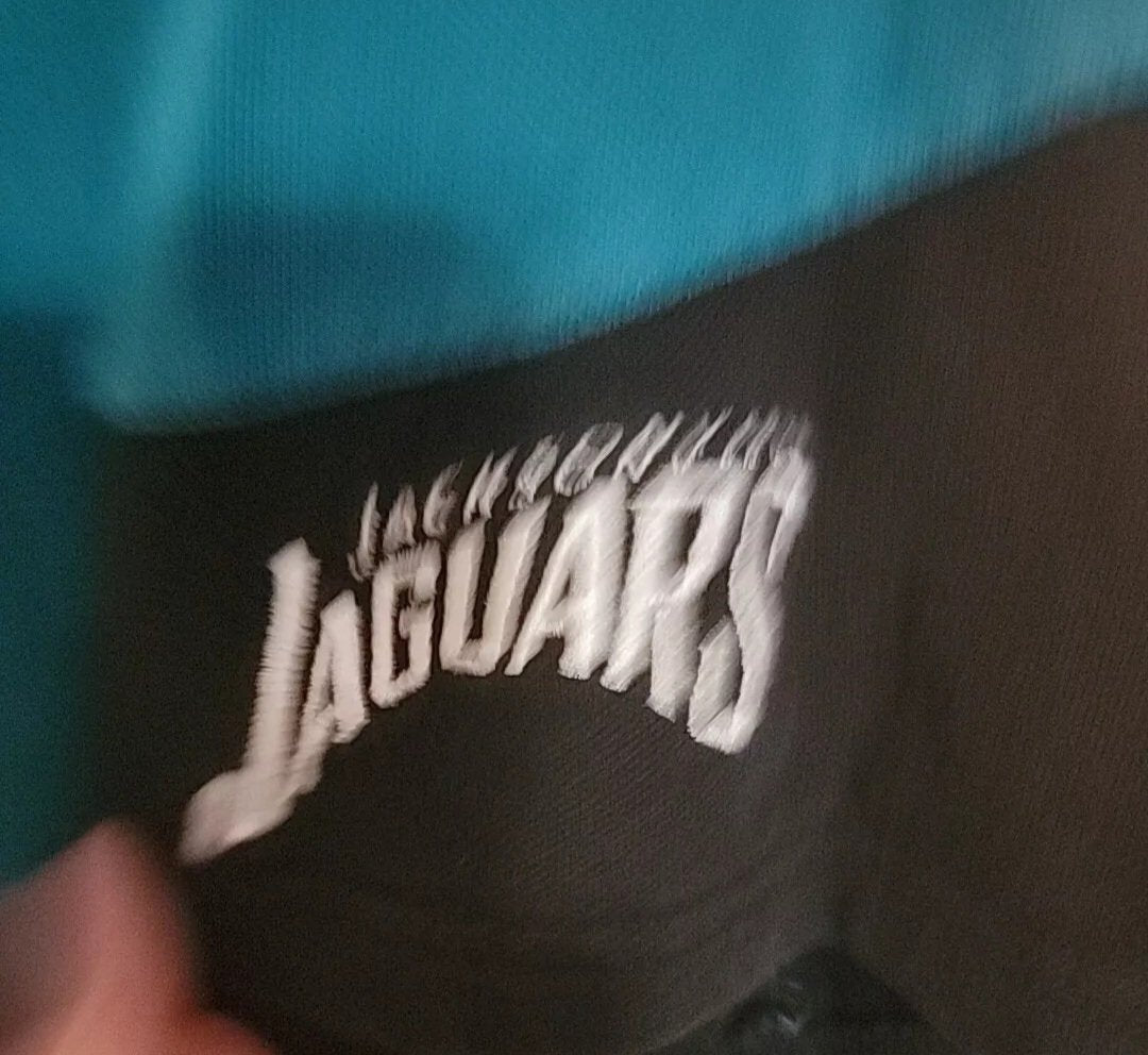 Jacksonville Jaguars Vintage Logo Teal Golf Polo Shirt Men's Size XL Embroidered